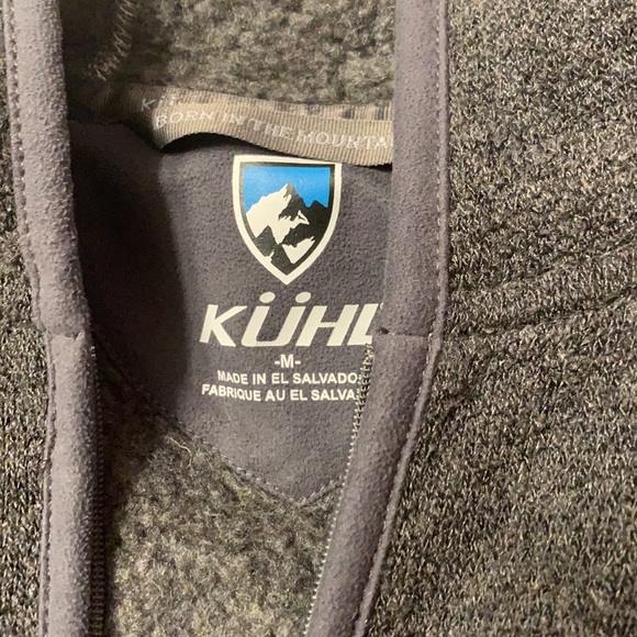 Womens KUHL grey zip up quarter zip sweatshirt top - Picture 2 of 4